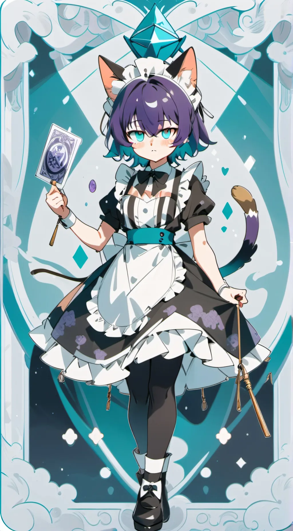 ai character: Vector background