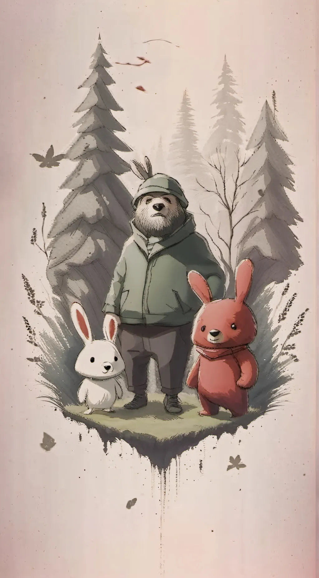 ai character: Hoppy X Bobby background