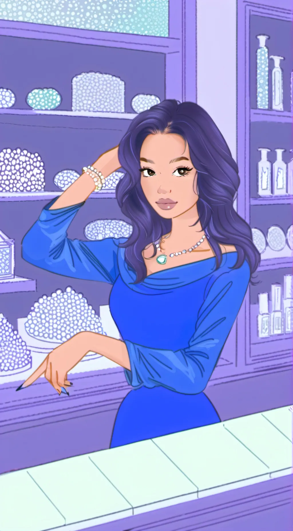 ai character: Avery background