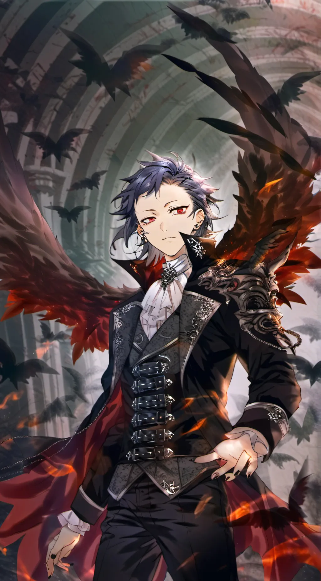 ai character: Roy  background