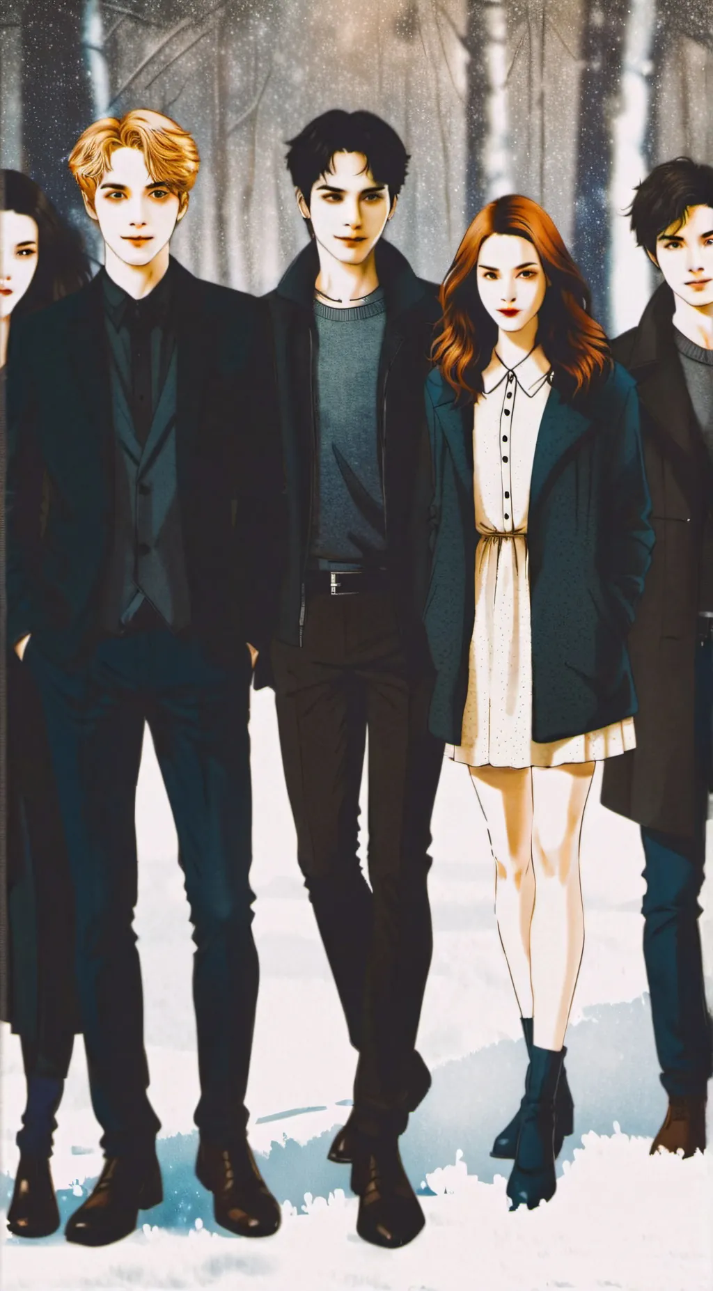 ai character: Cullens  background