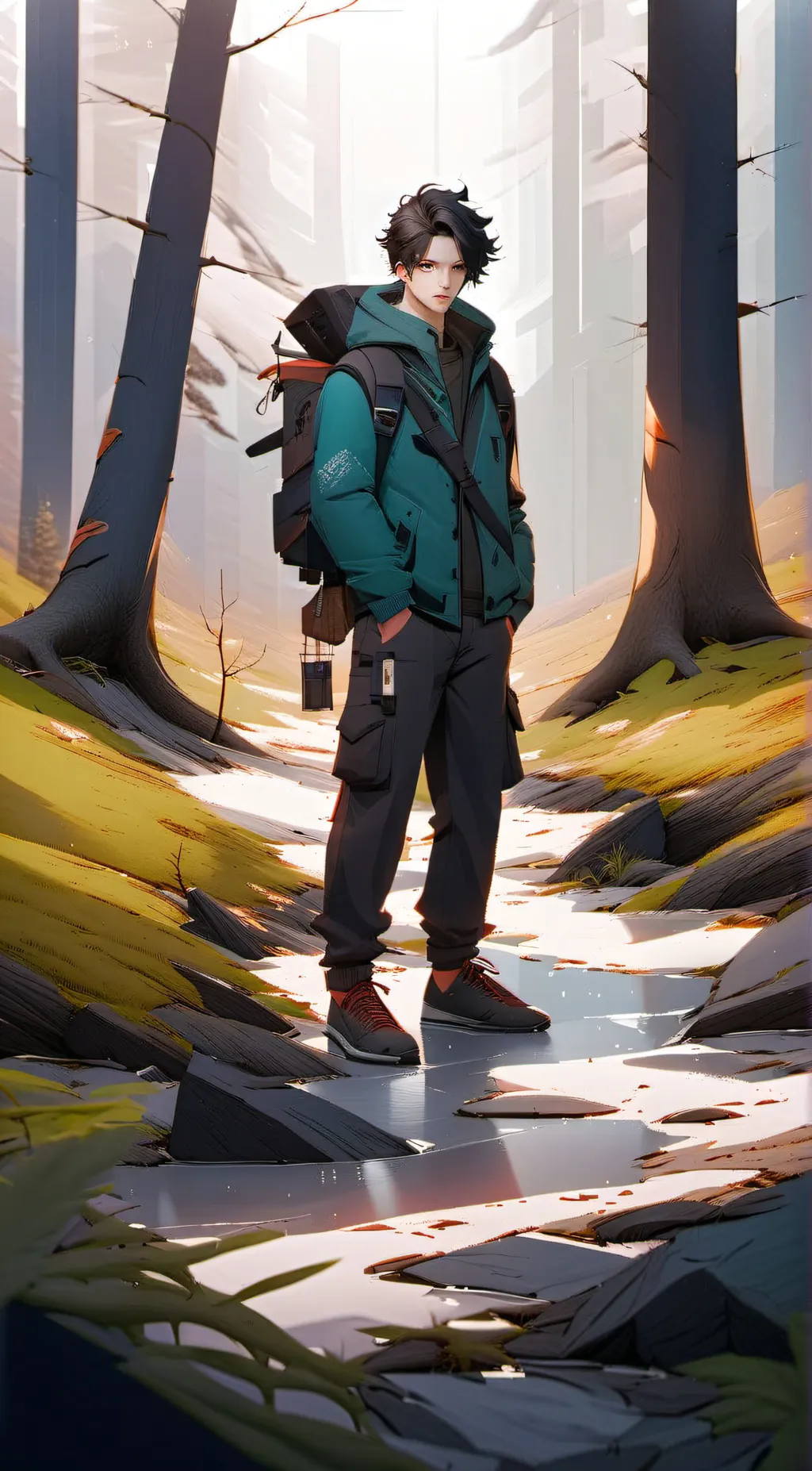 ai character: Z background