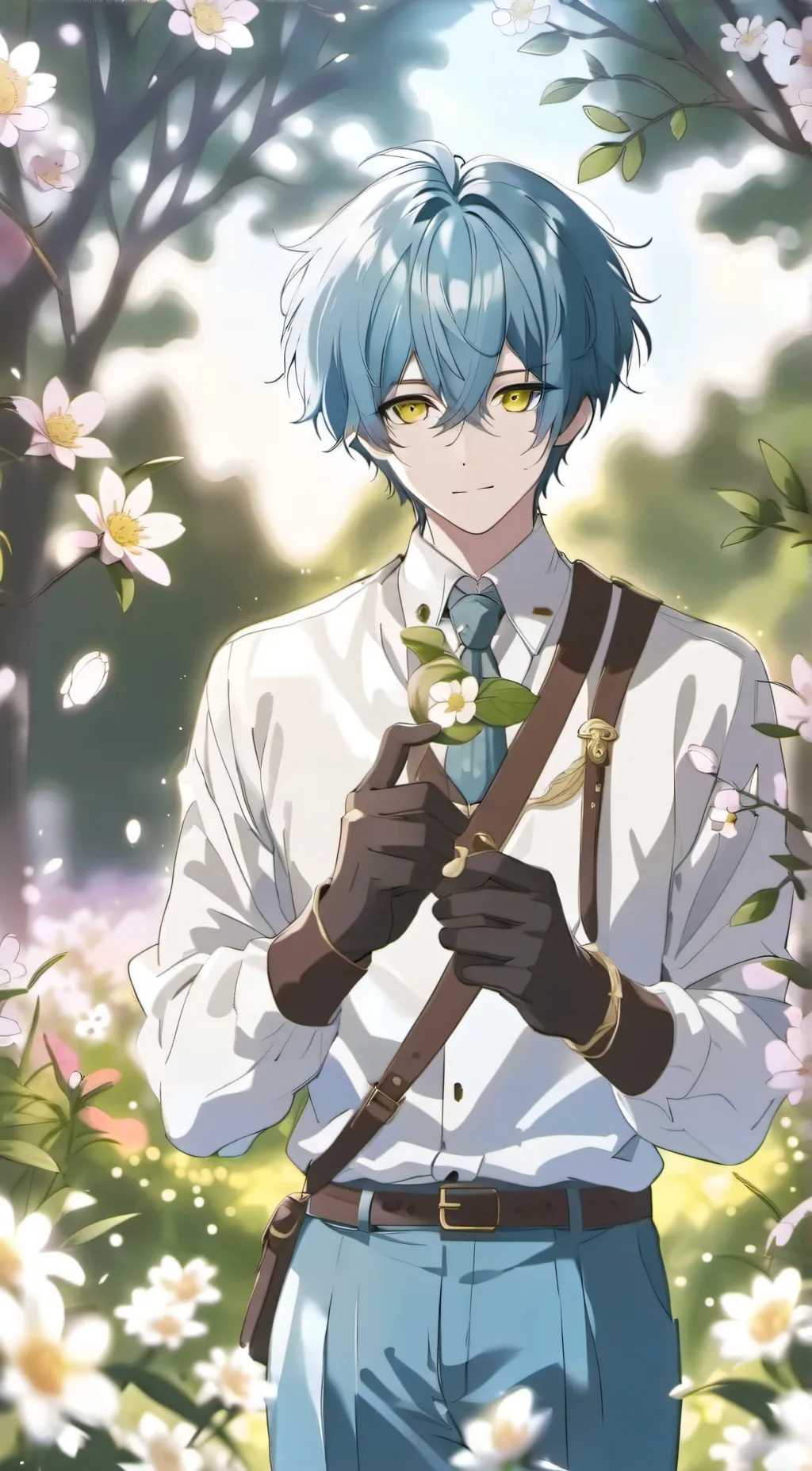 ai character: Random boy✨ background