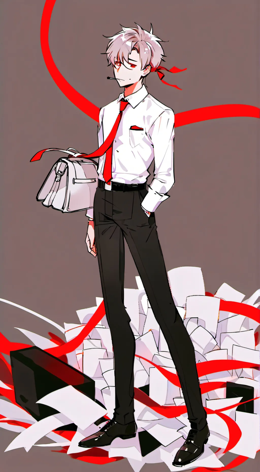 ai character: camera simp xd background