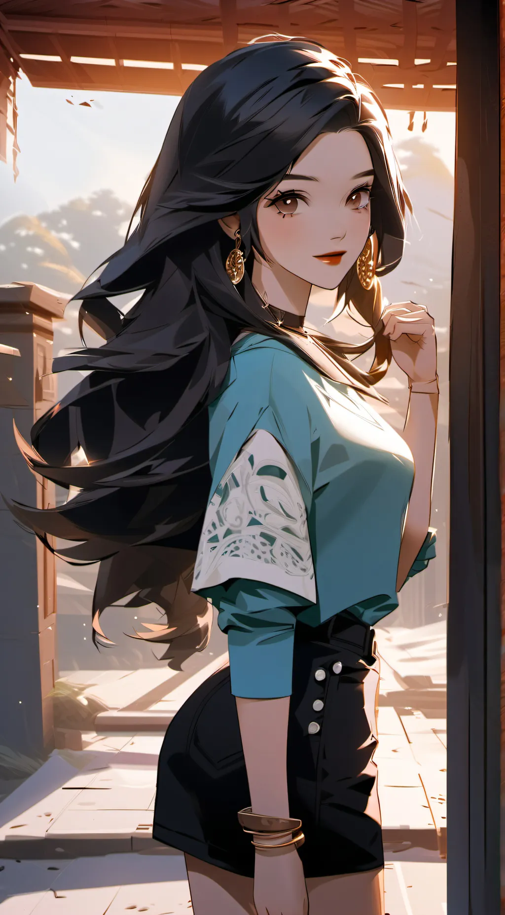 ai character: Keisha ☺️ background