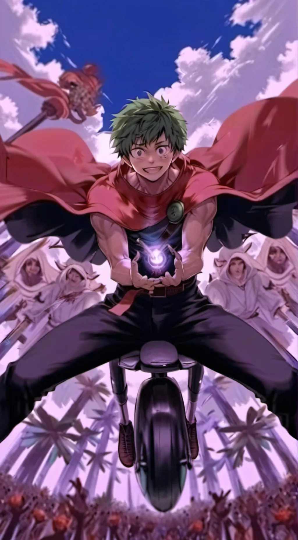 ai character: Deku background