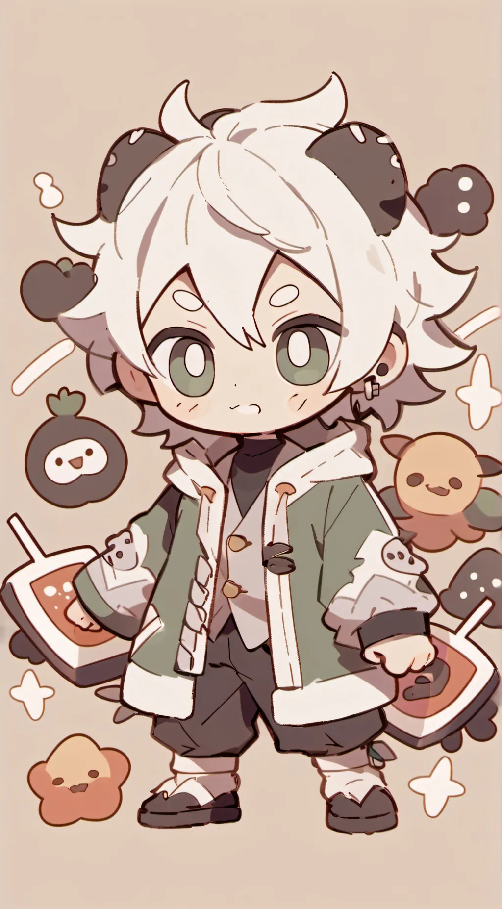 ai character: Bakugou  background