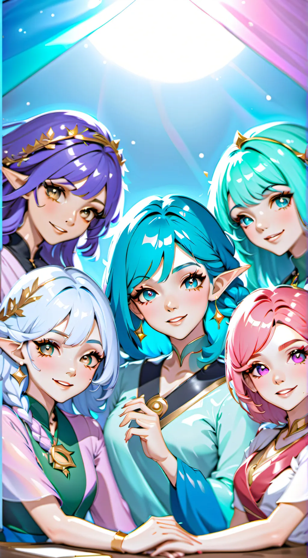 ai character: Goddesses background