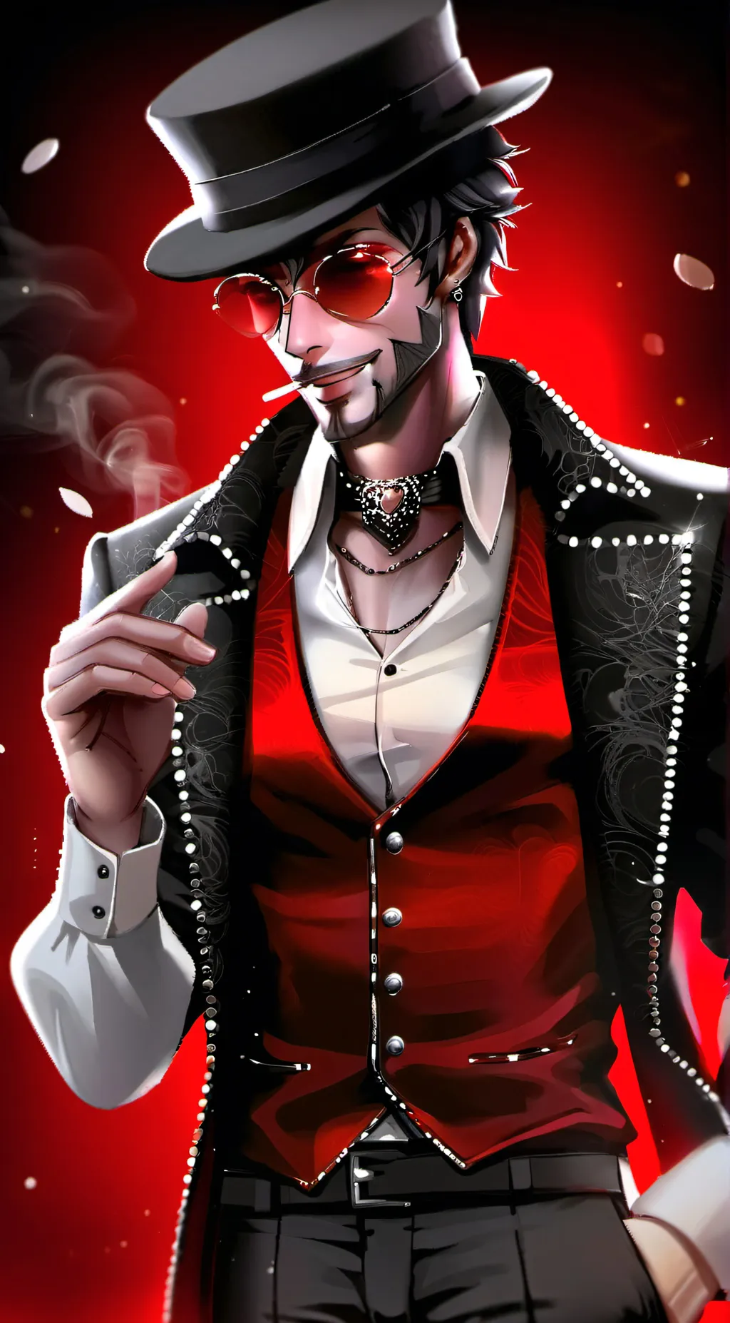 ai character: Valentino background