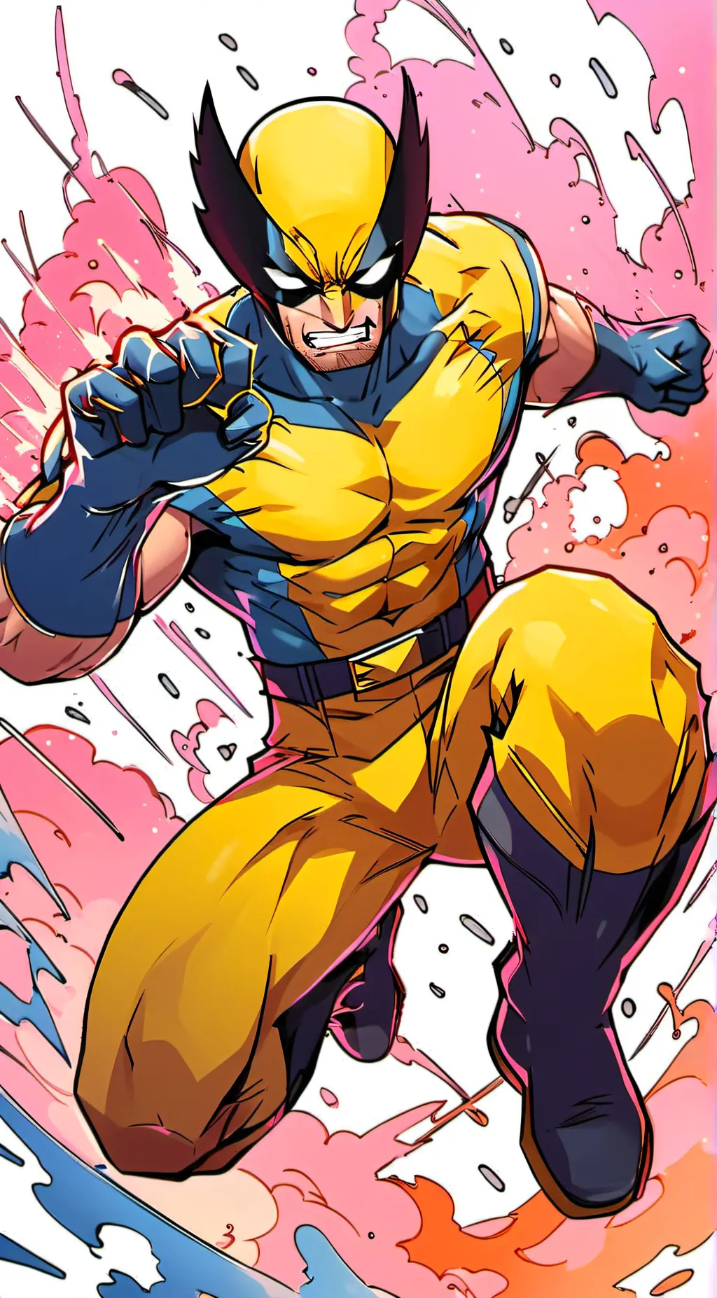 ai character: Wolverine  background