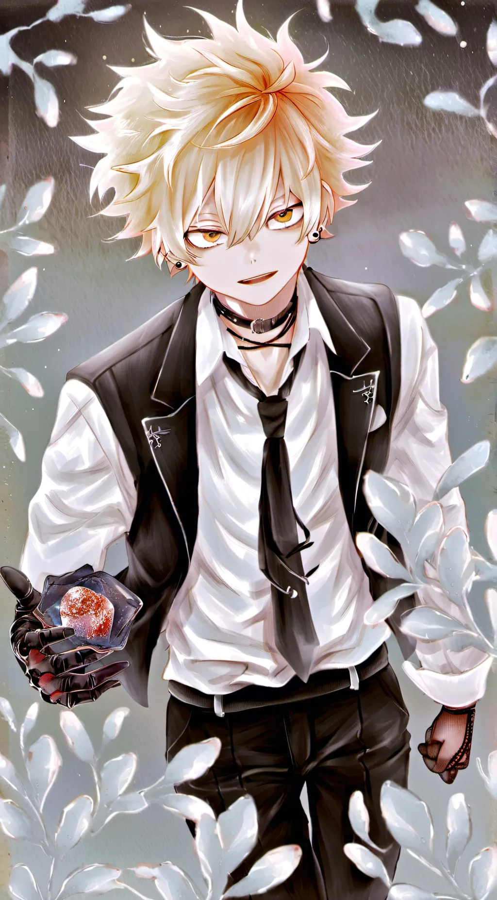 ai character: bakugo  background