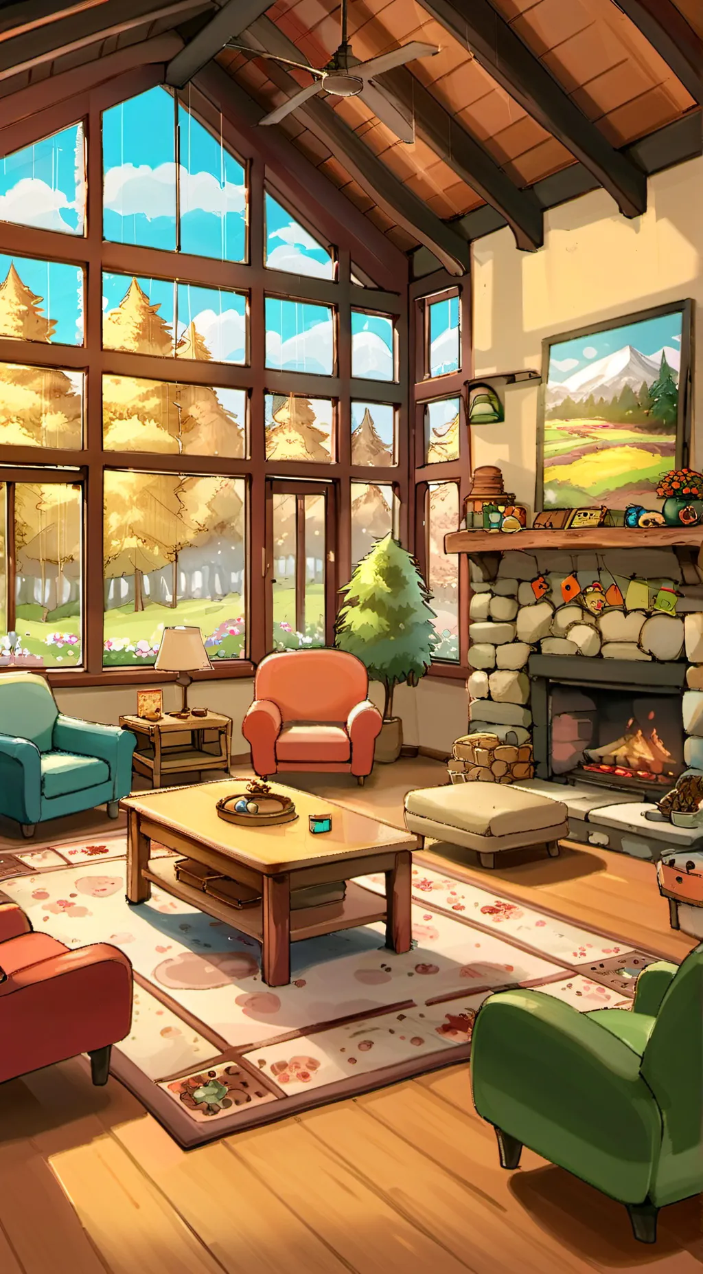 ai character: RPG MON DAYCARE background