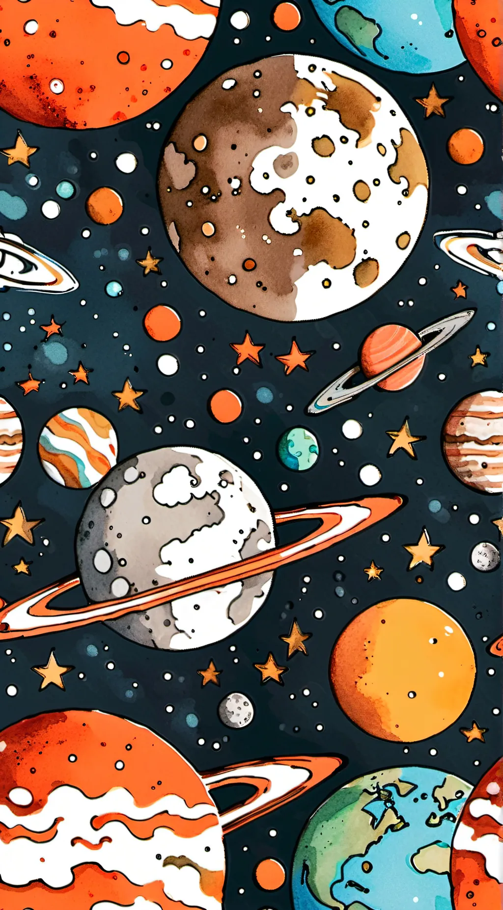 ai character: Solarballs background