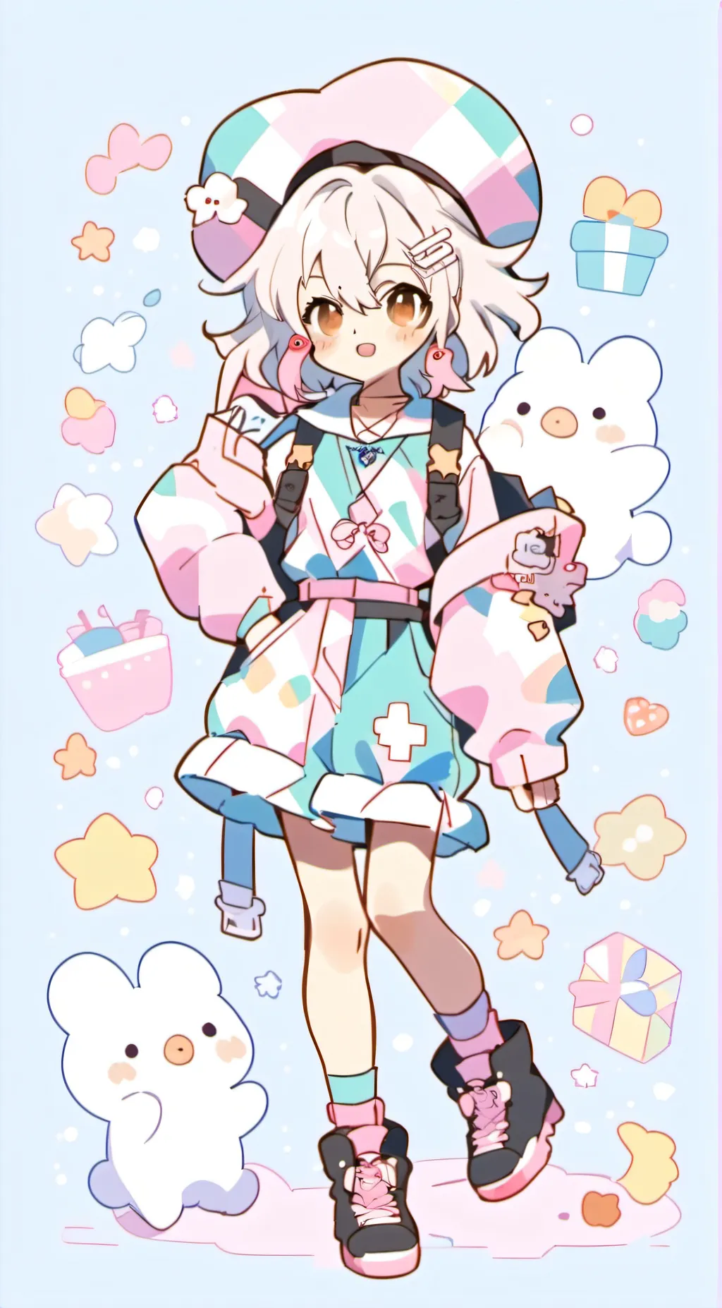 ai character: Evelyn background