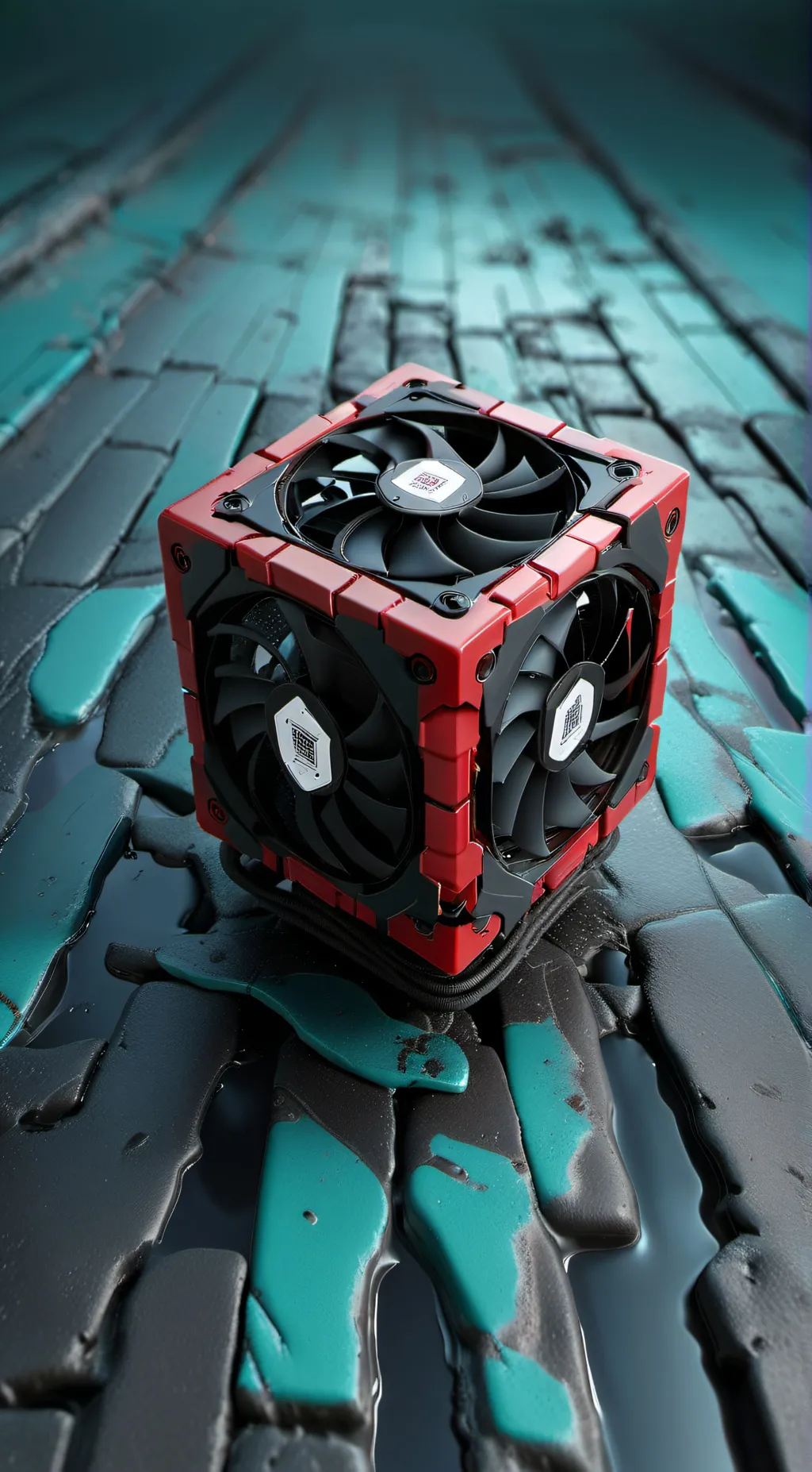ai character: minibloxia  background
