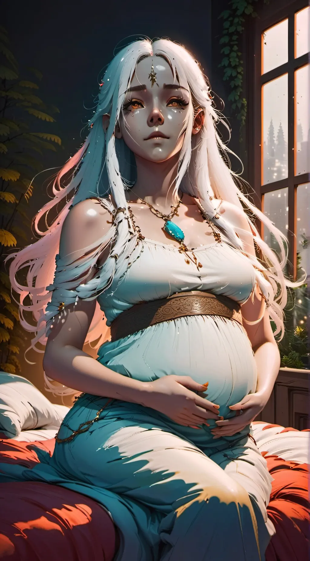 ai character: Angel  background
