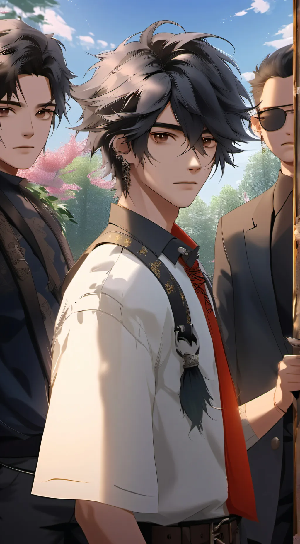 ai character: Huggy wuggy   background