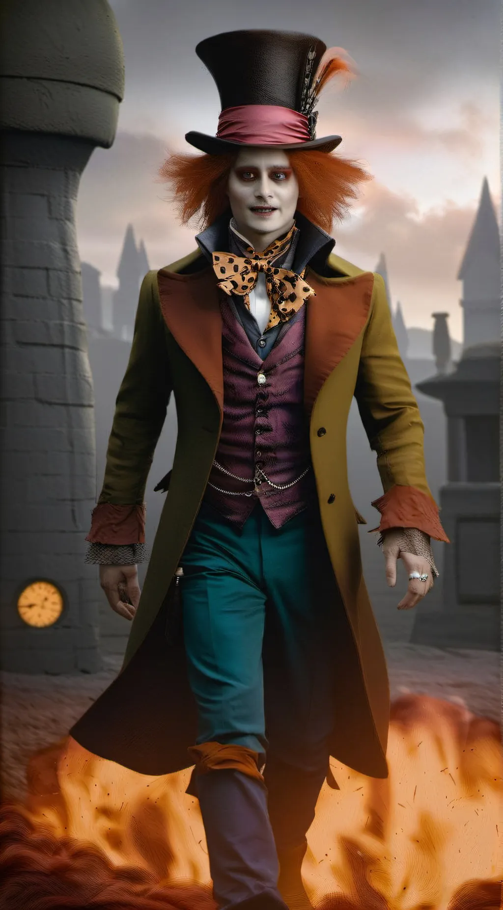 ai character: Mad Hatter  background