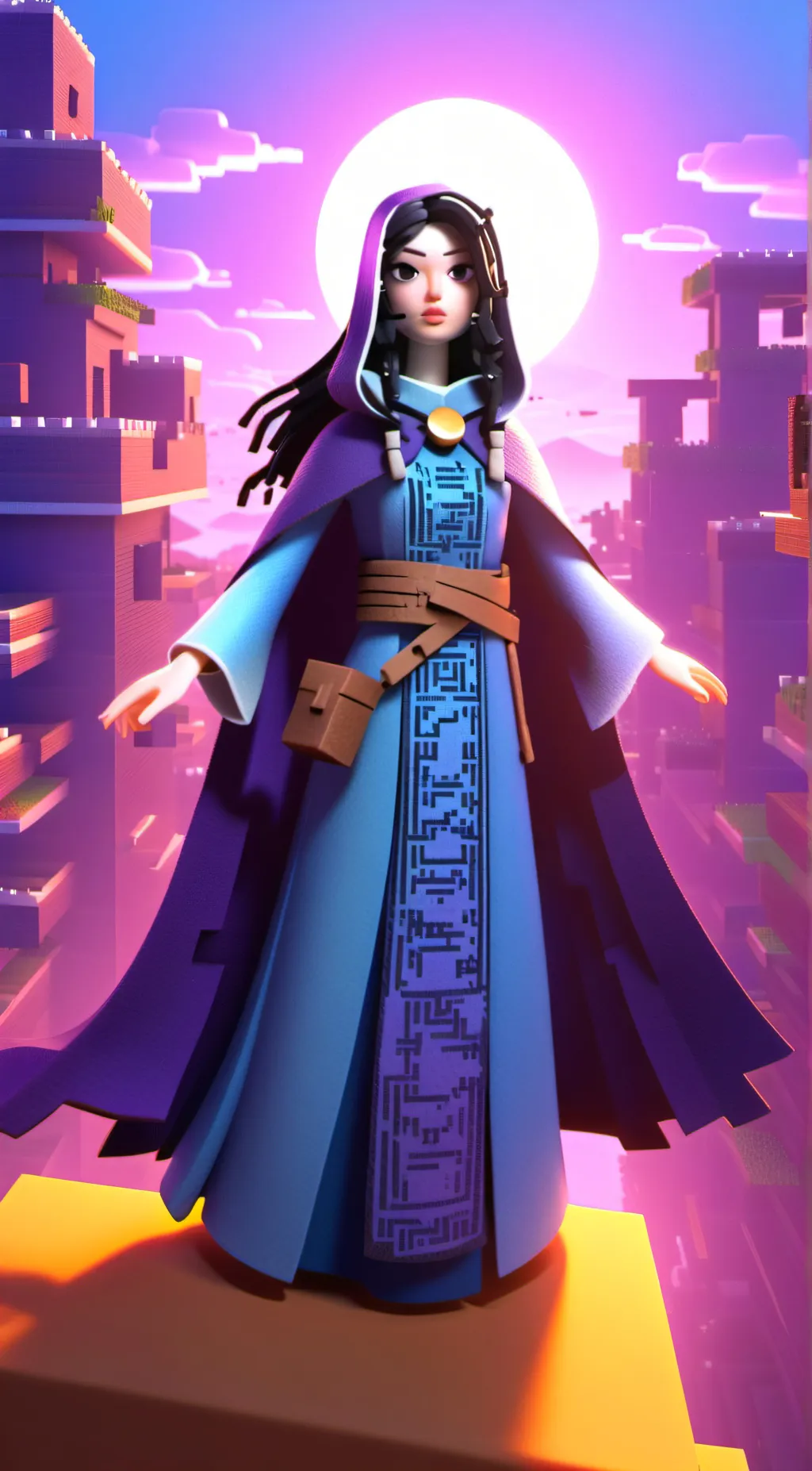 ai character: Elara background