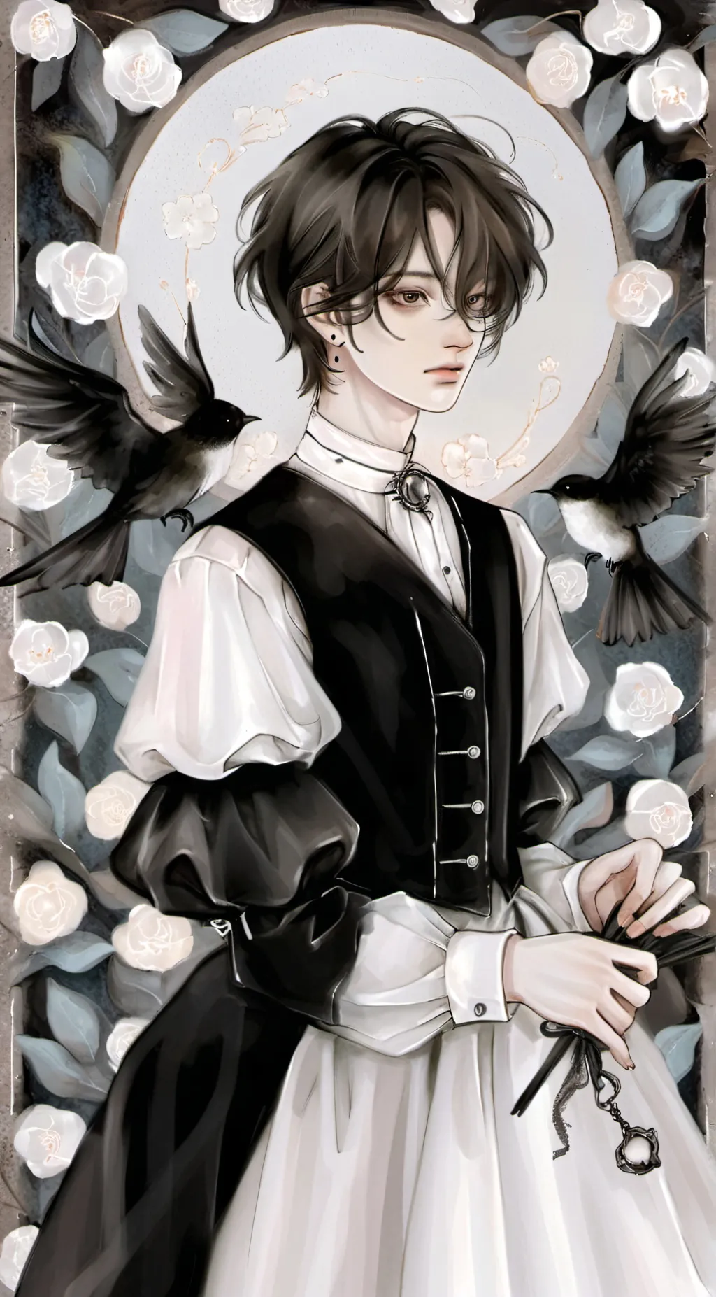 ai character: Ezra  background