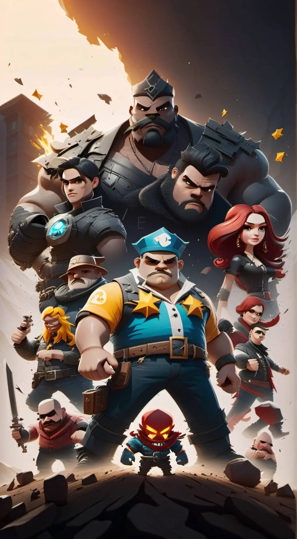 ai character: brawl stars background