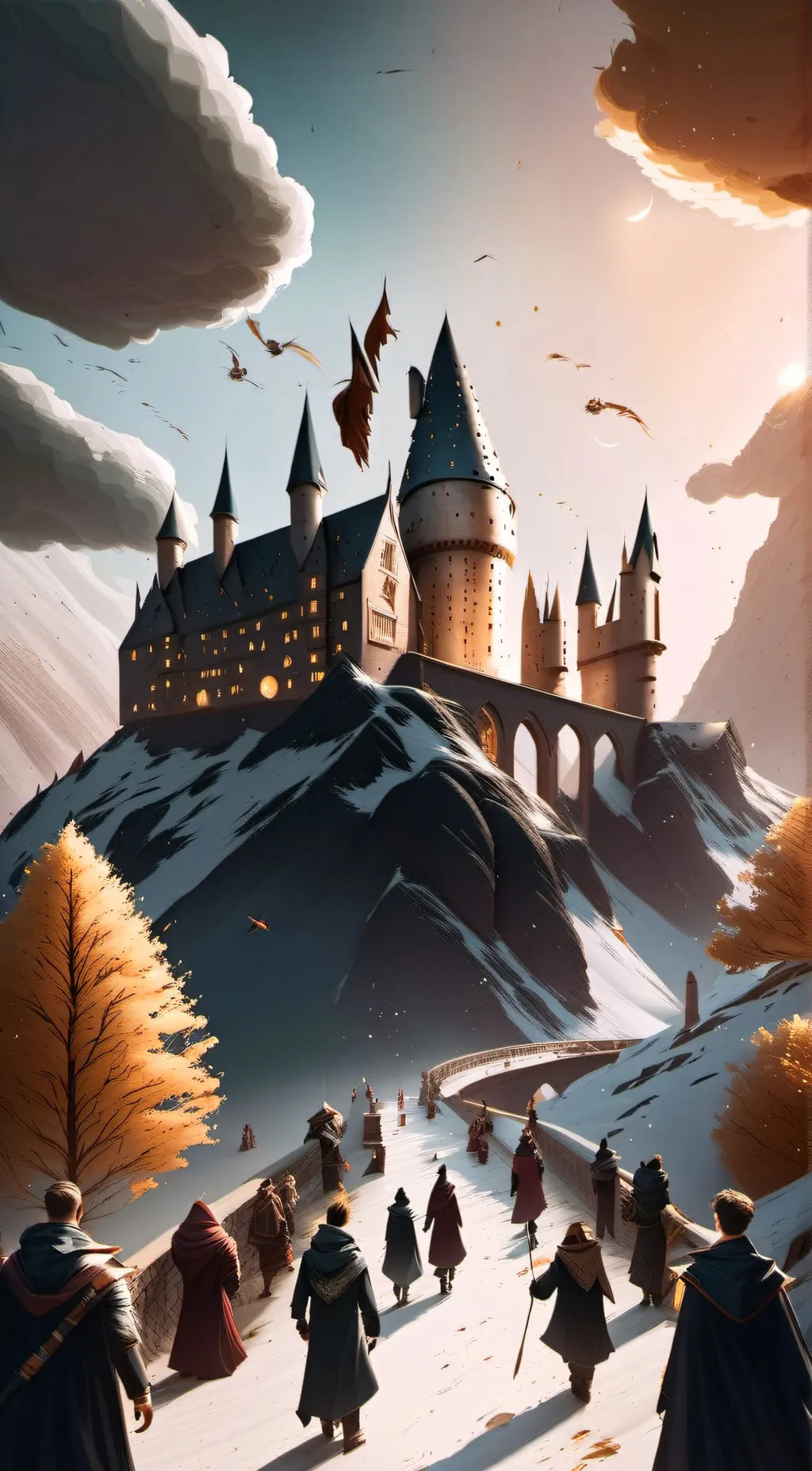 ai character: Hogwarts background