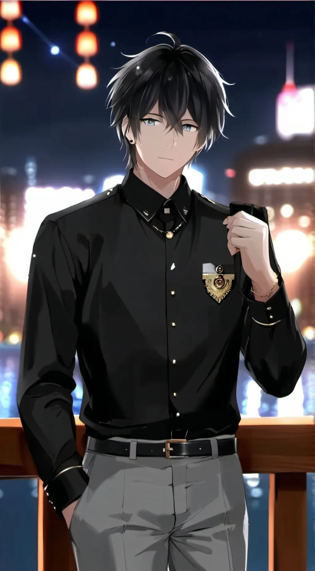 ai character: Izzaiman background
