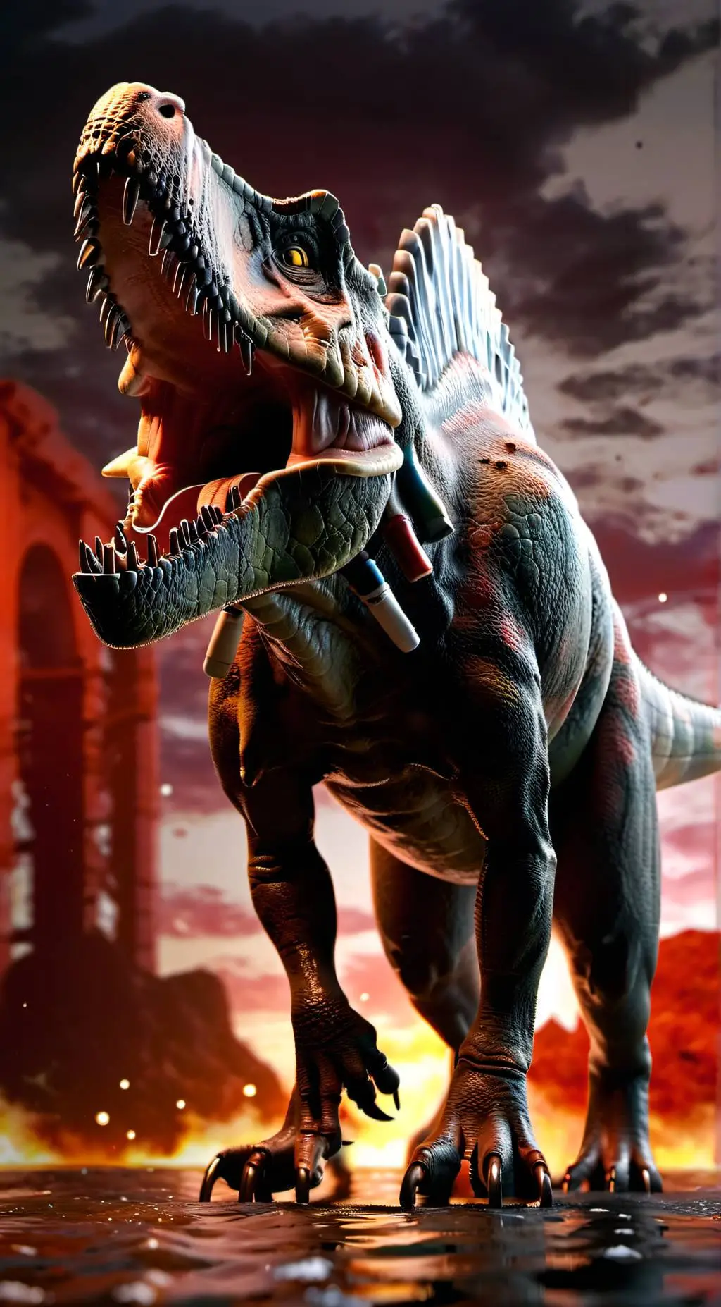 ai character: Spino background