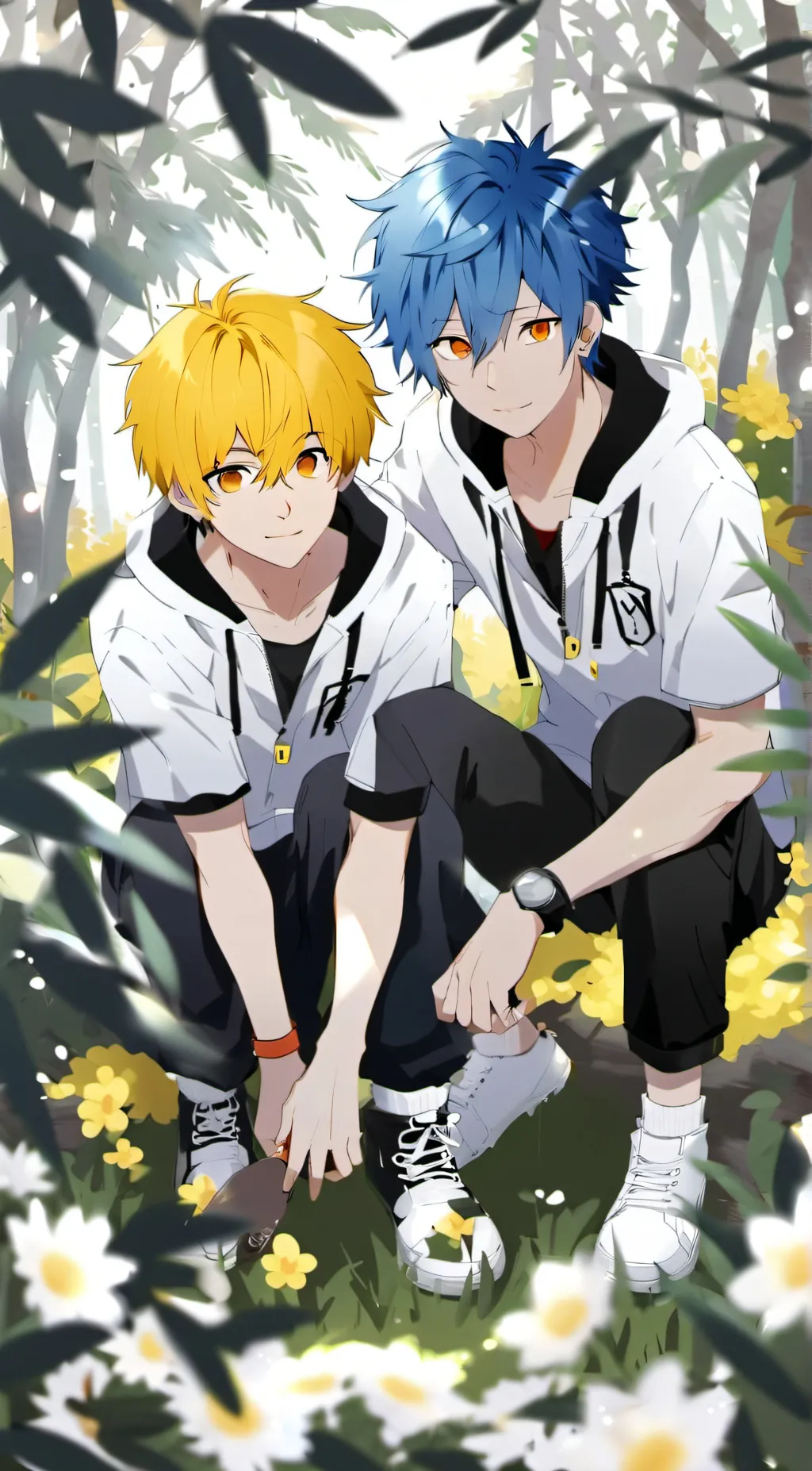 ai character: kuro y kay background