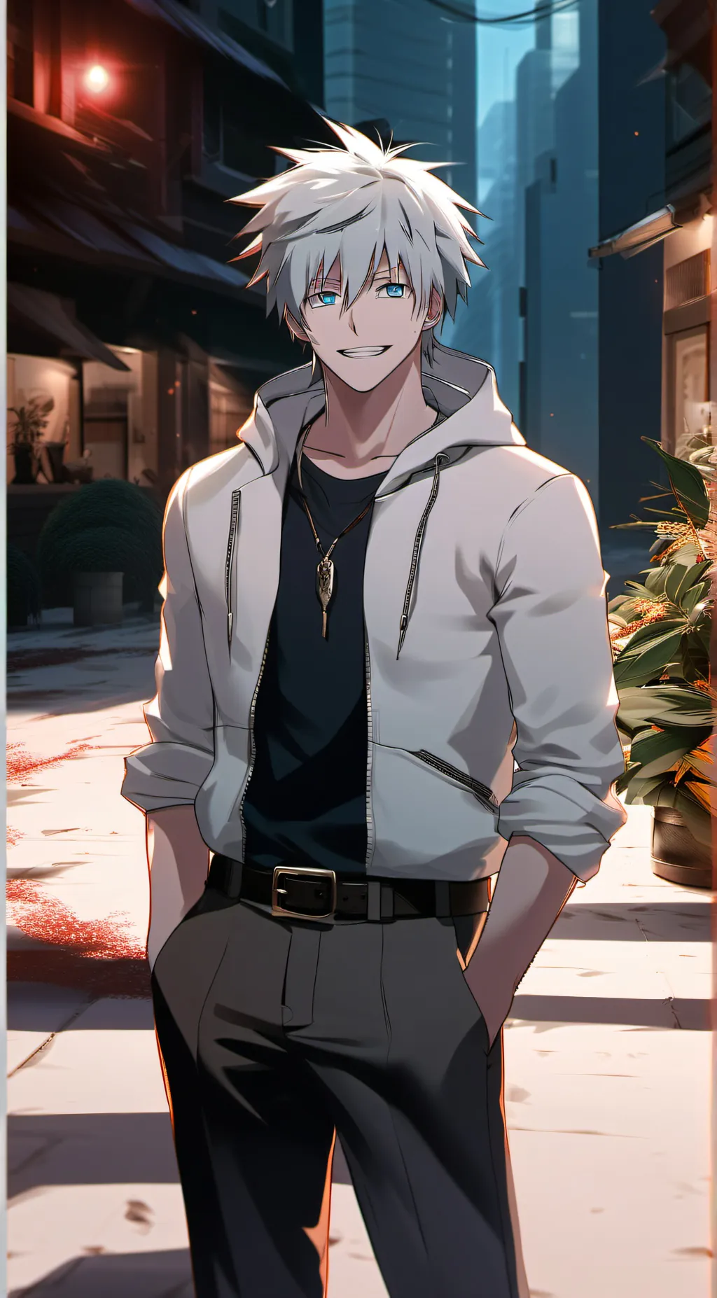 ai character: gojo (boyfriend) background