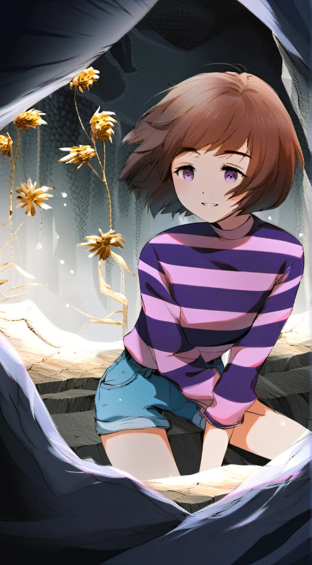 ai character: Frisk background