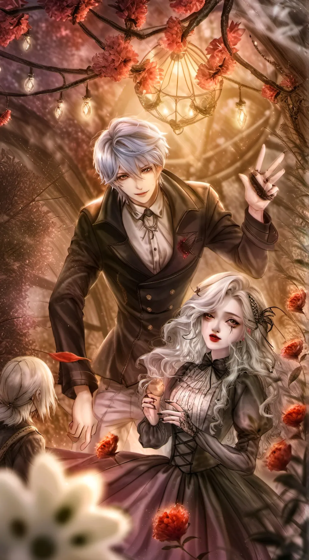 ai character: leo and mia/twins  background