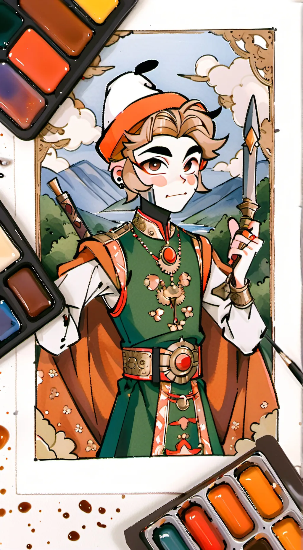 ai character: Lucifer background