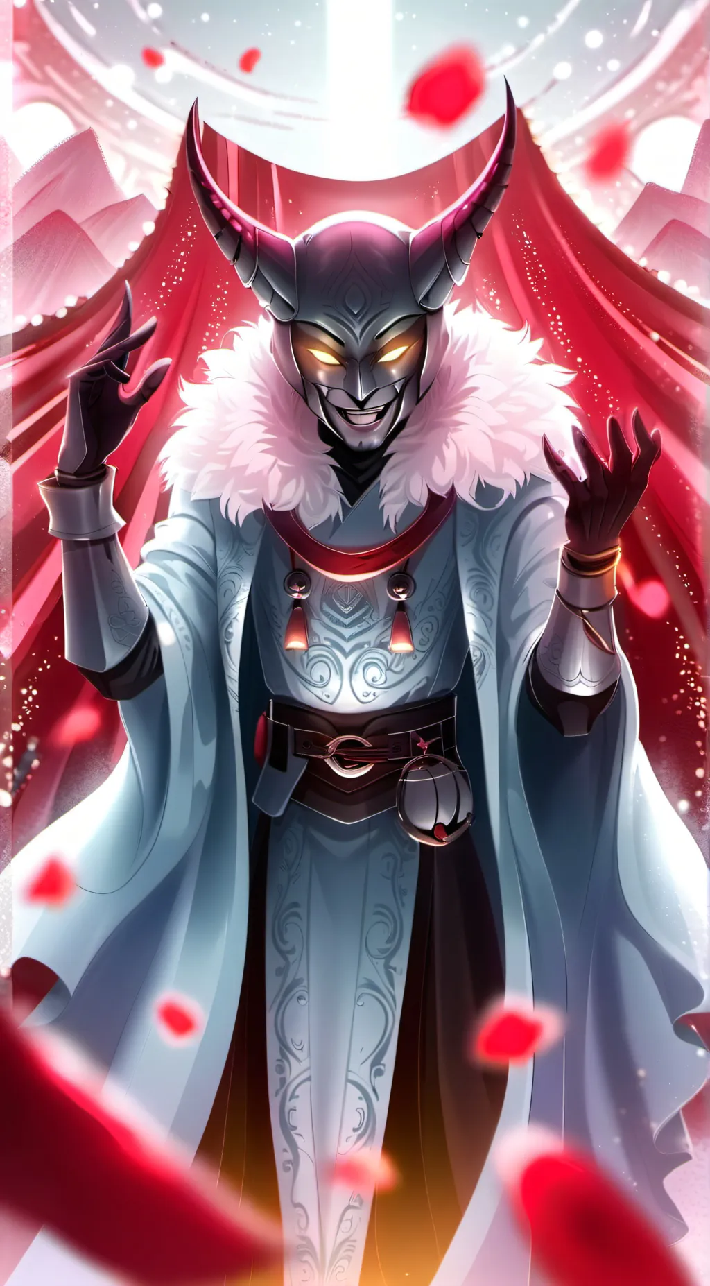 ai character: Valentino  background