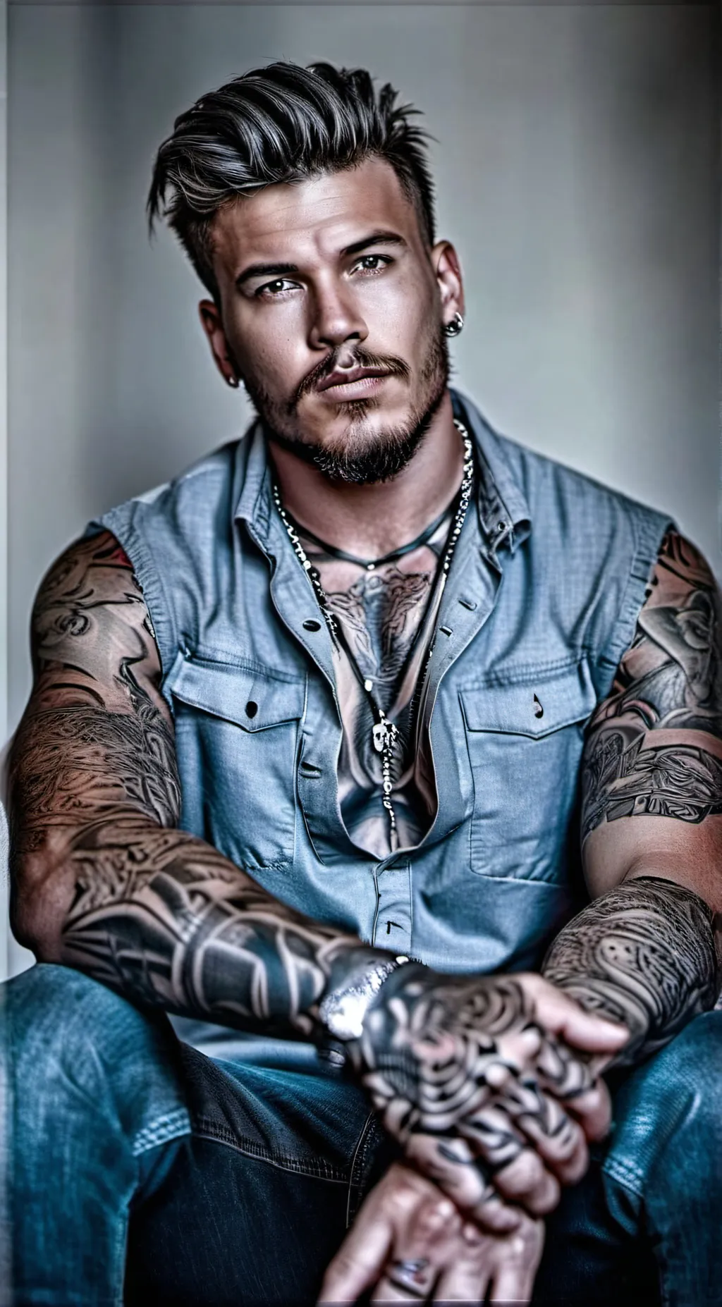 ai character: Drake The enforcer background