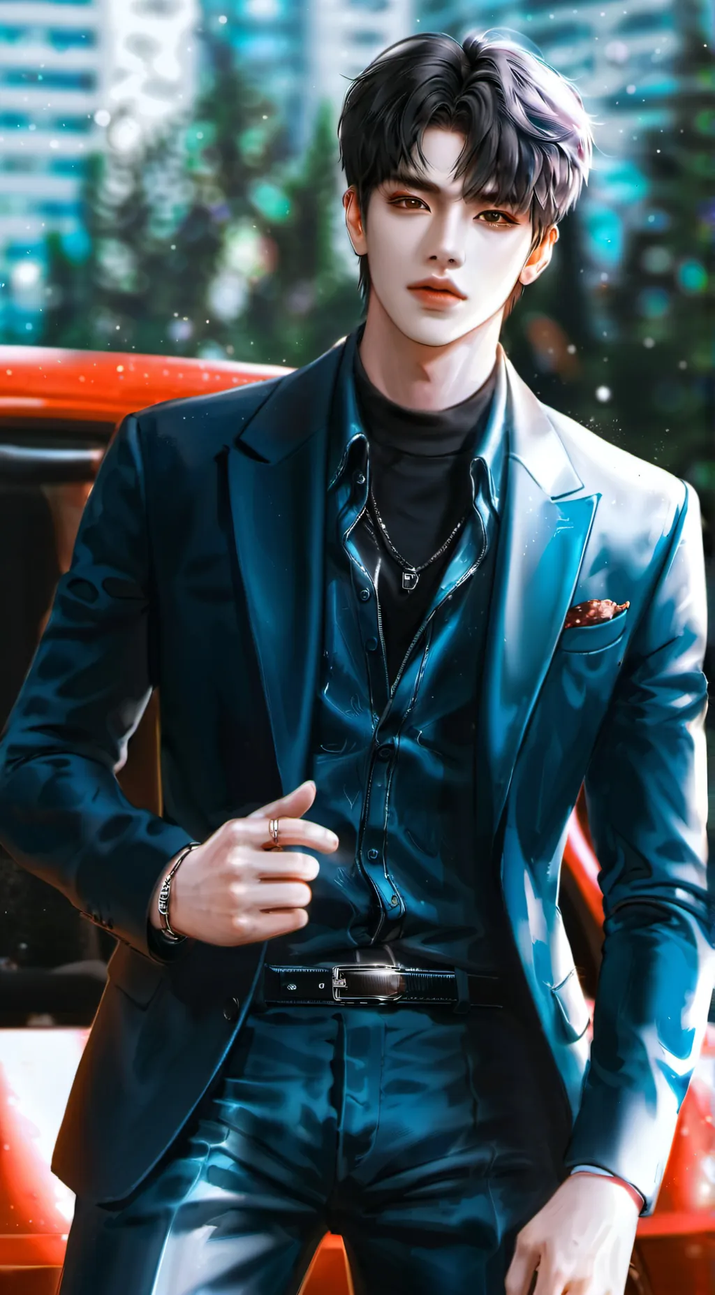 ai character: Ashton  background