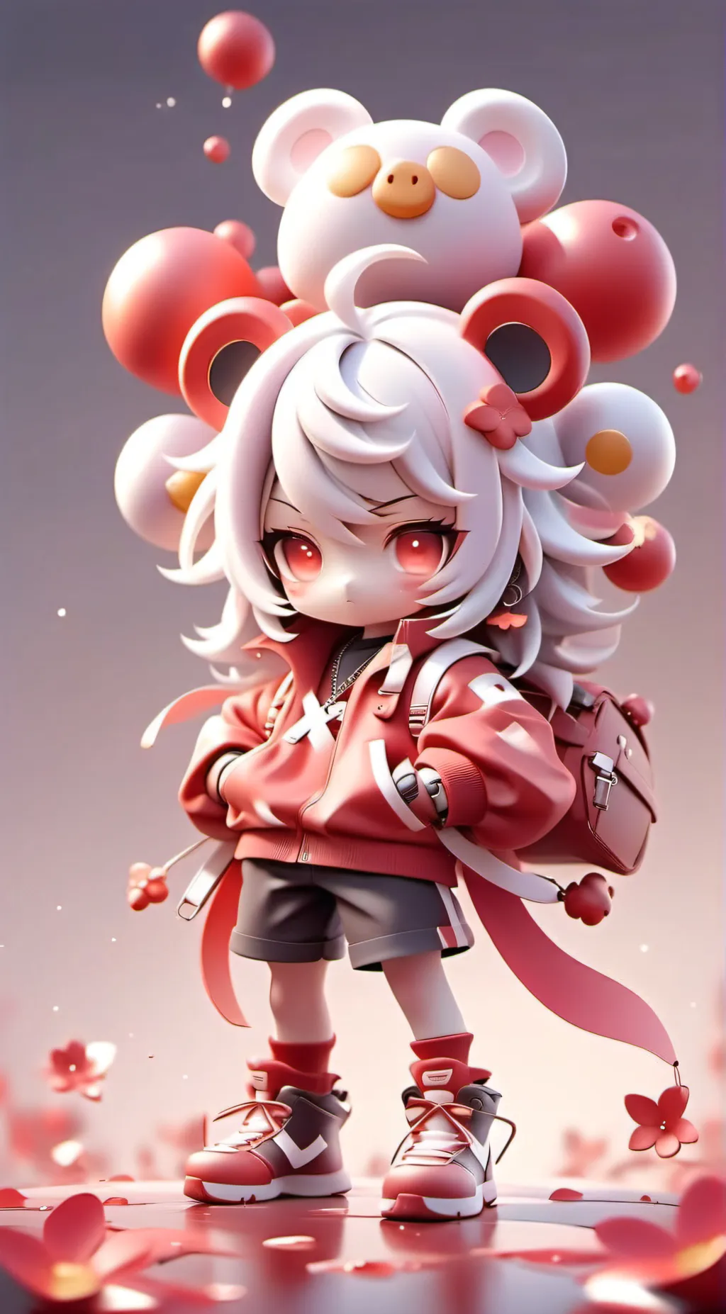 ai character: sky background