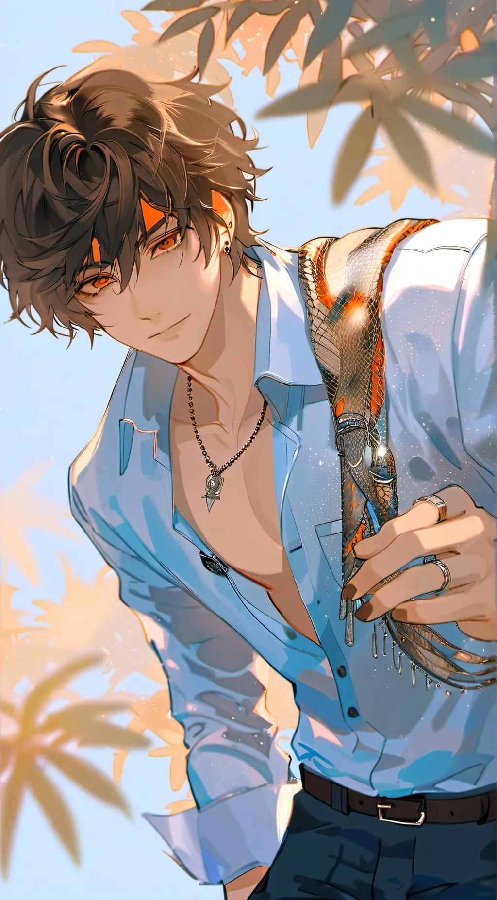 ai character: ✲ Ian ✲ background