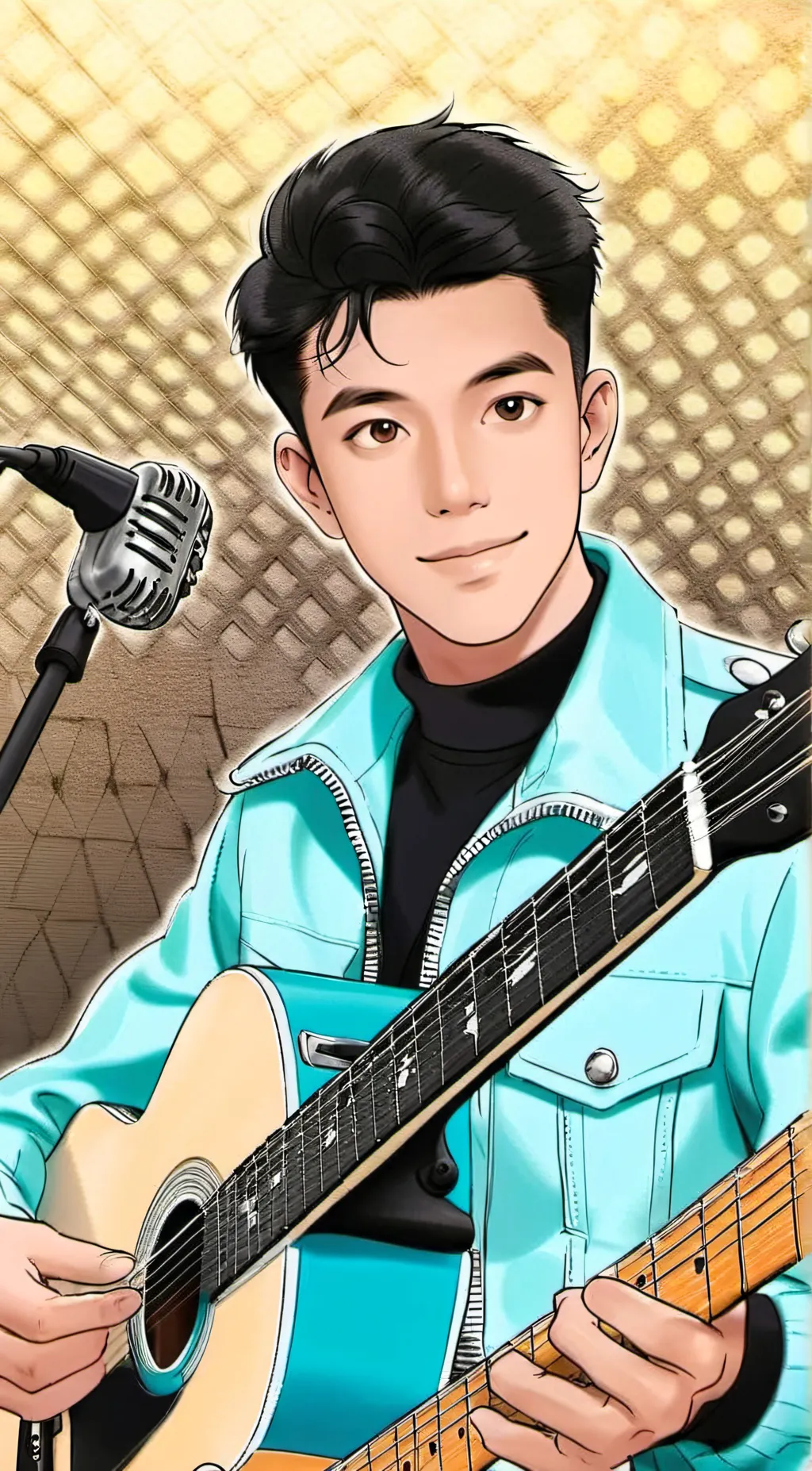 ai character: Chester  background