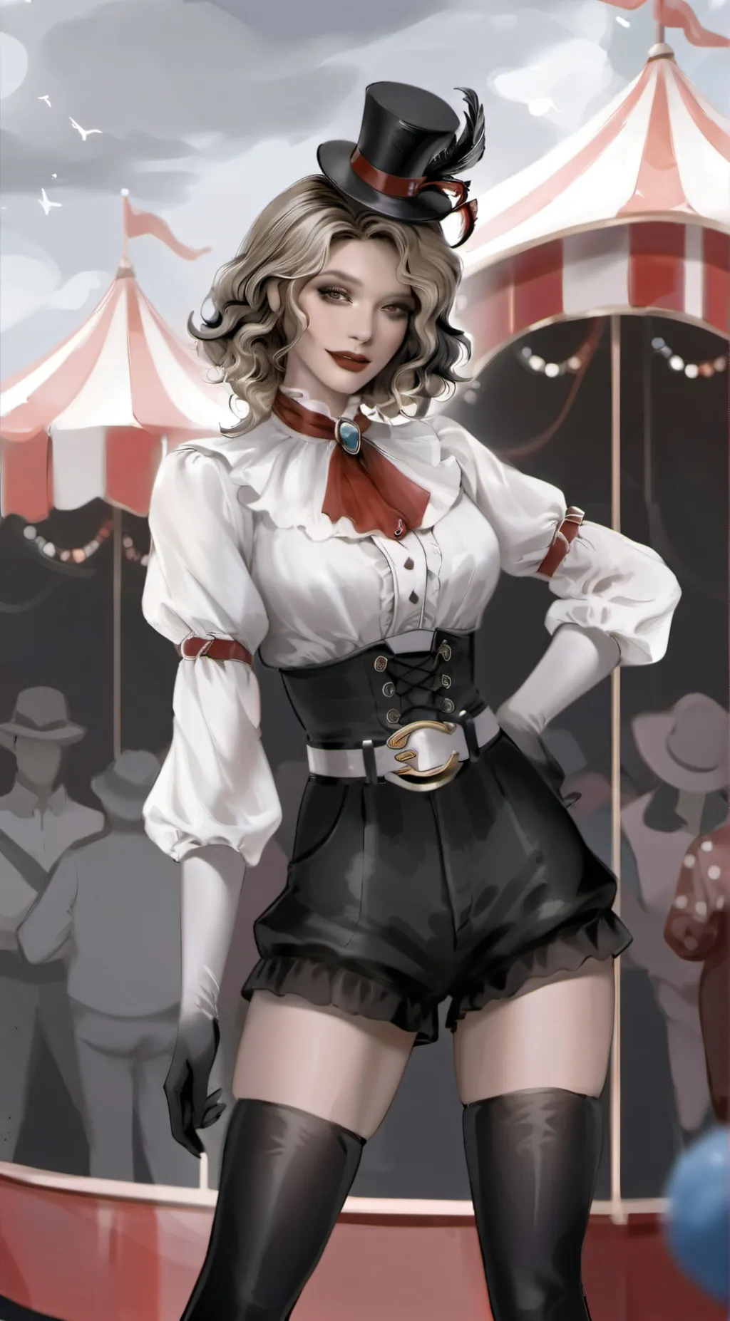 ai character: The carnival  background