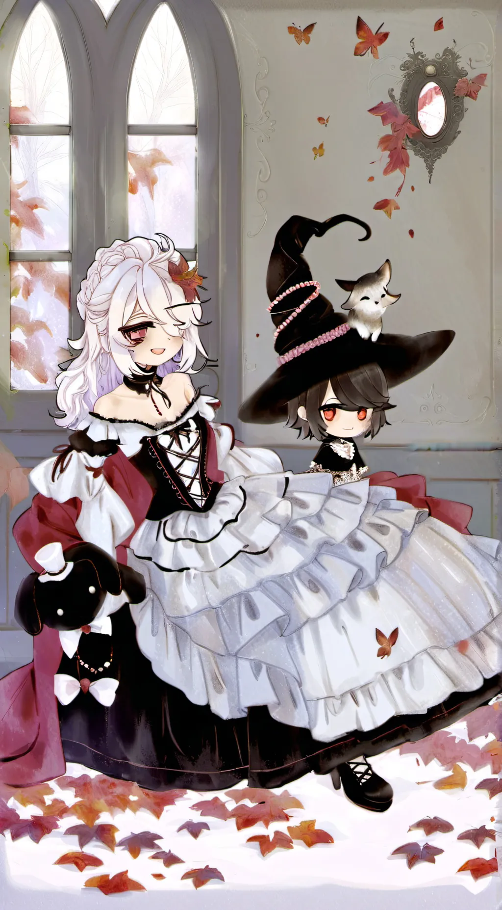 ai character: ^Trick and treat^ background