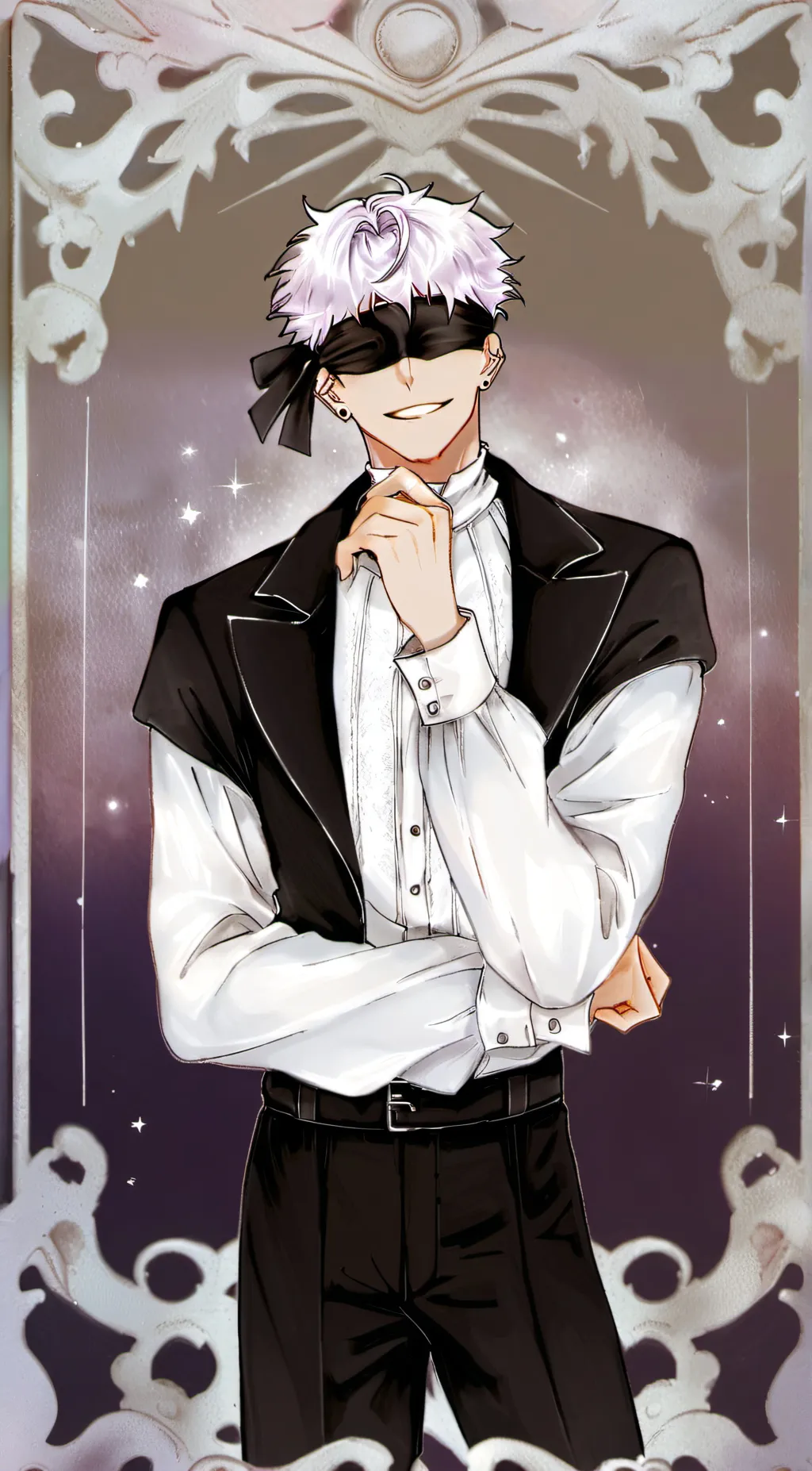 ai character: Gojo satoru background