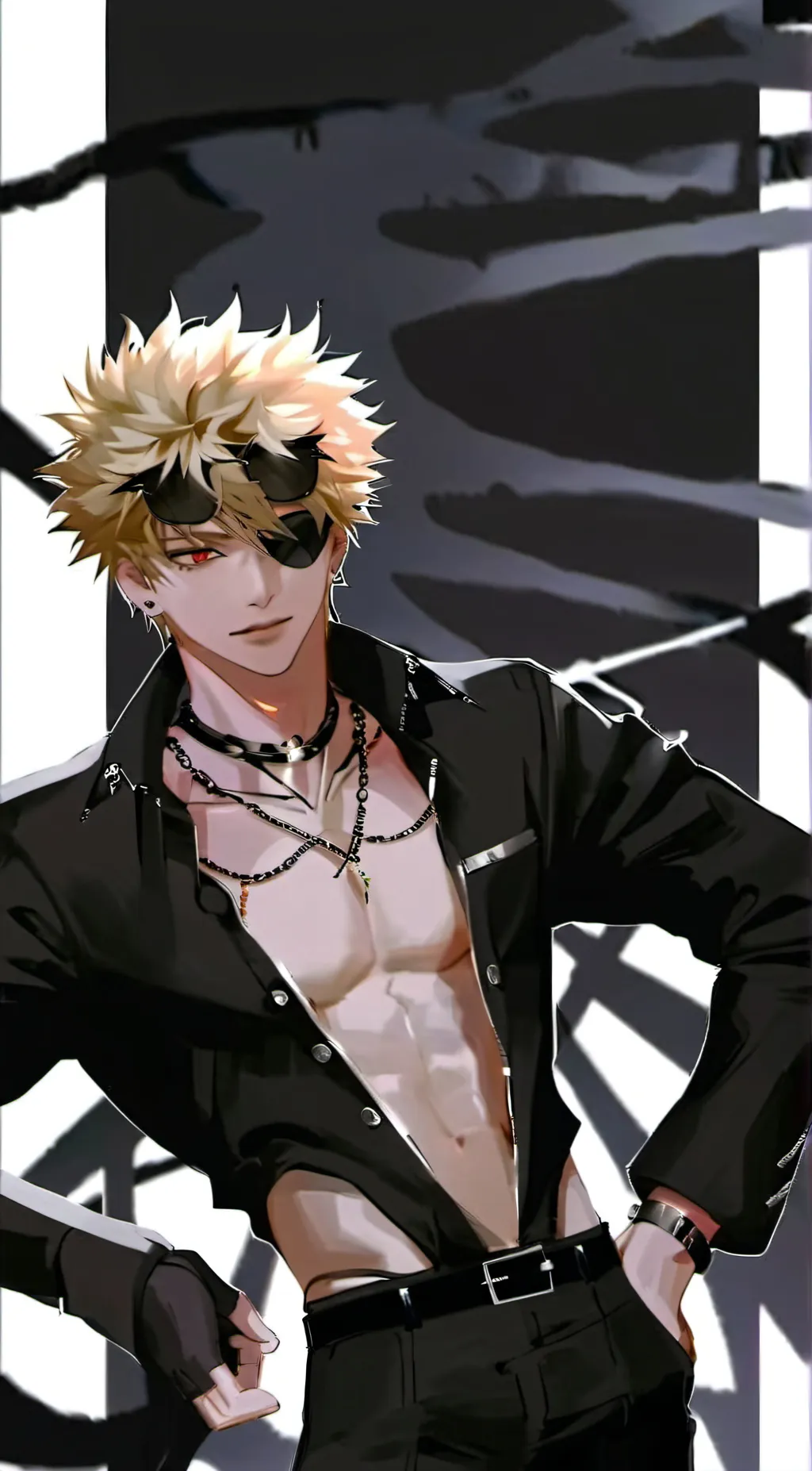 ai character: vilain bakugo:p3 background