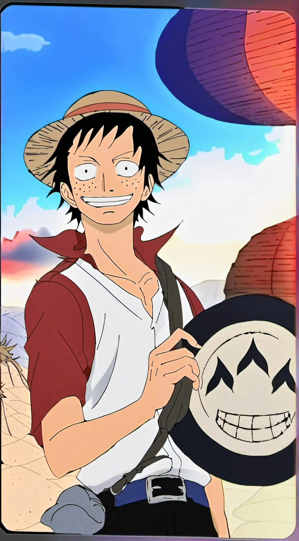 ai character: Portgas d ace background