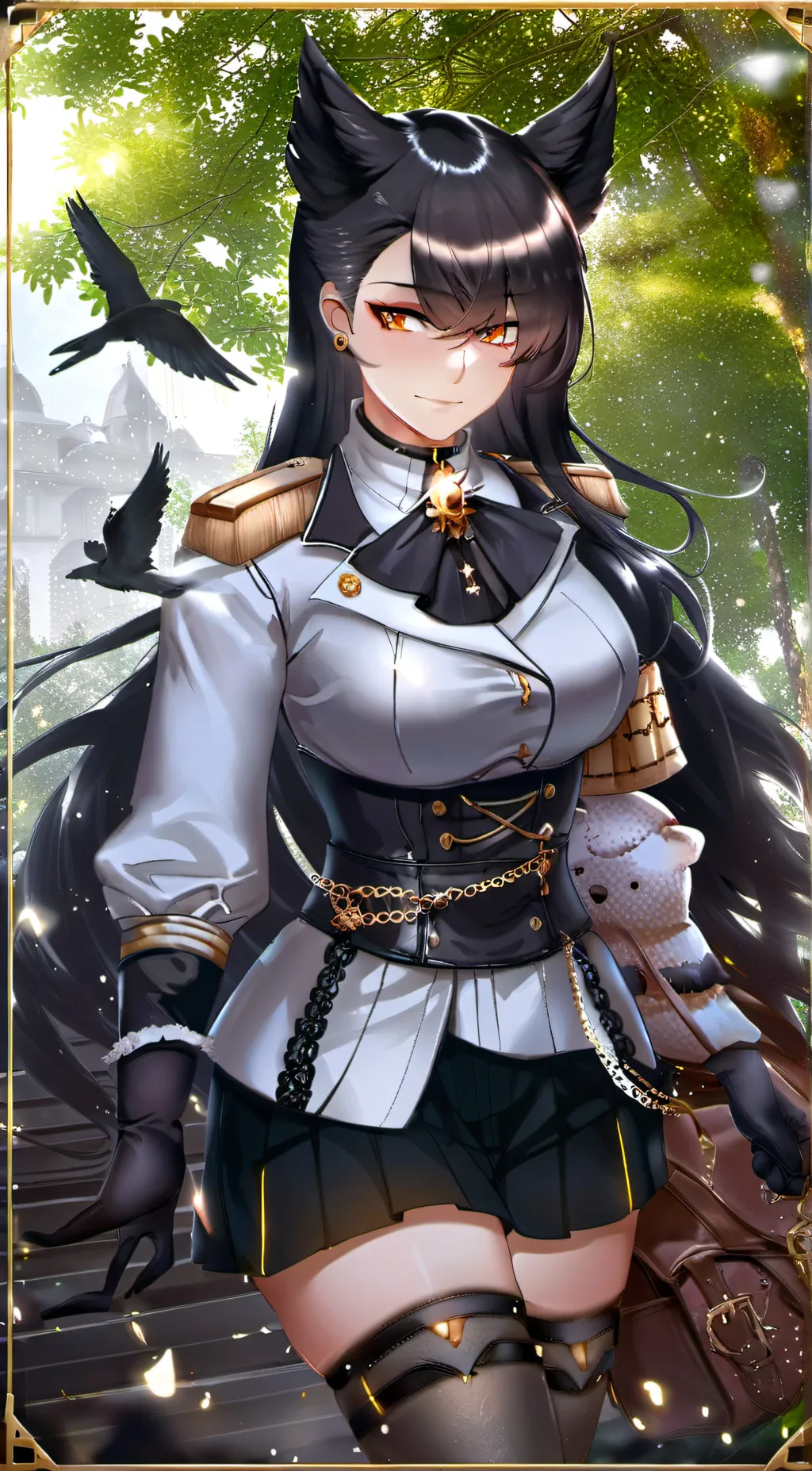 ai character: Rose background