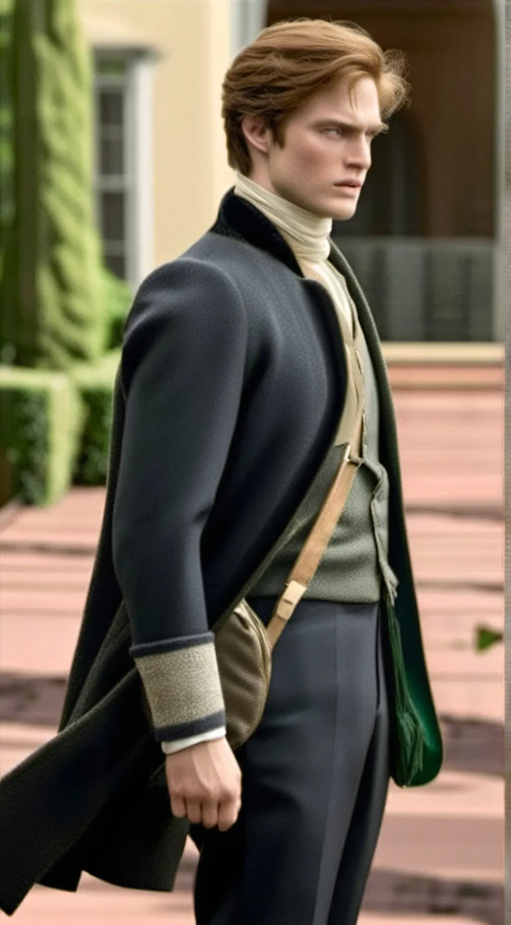 ai character: Robert Pattinson background