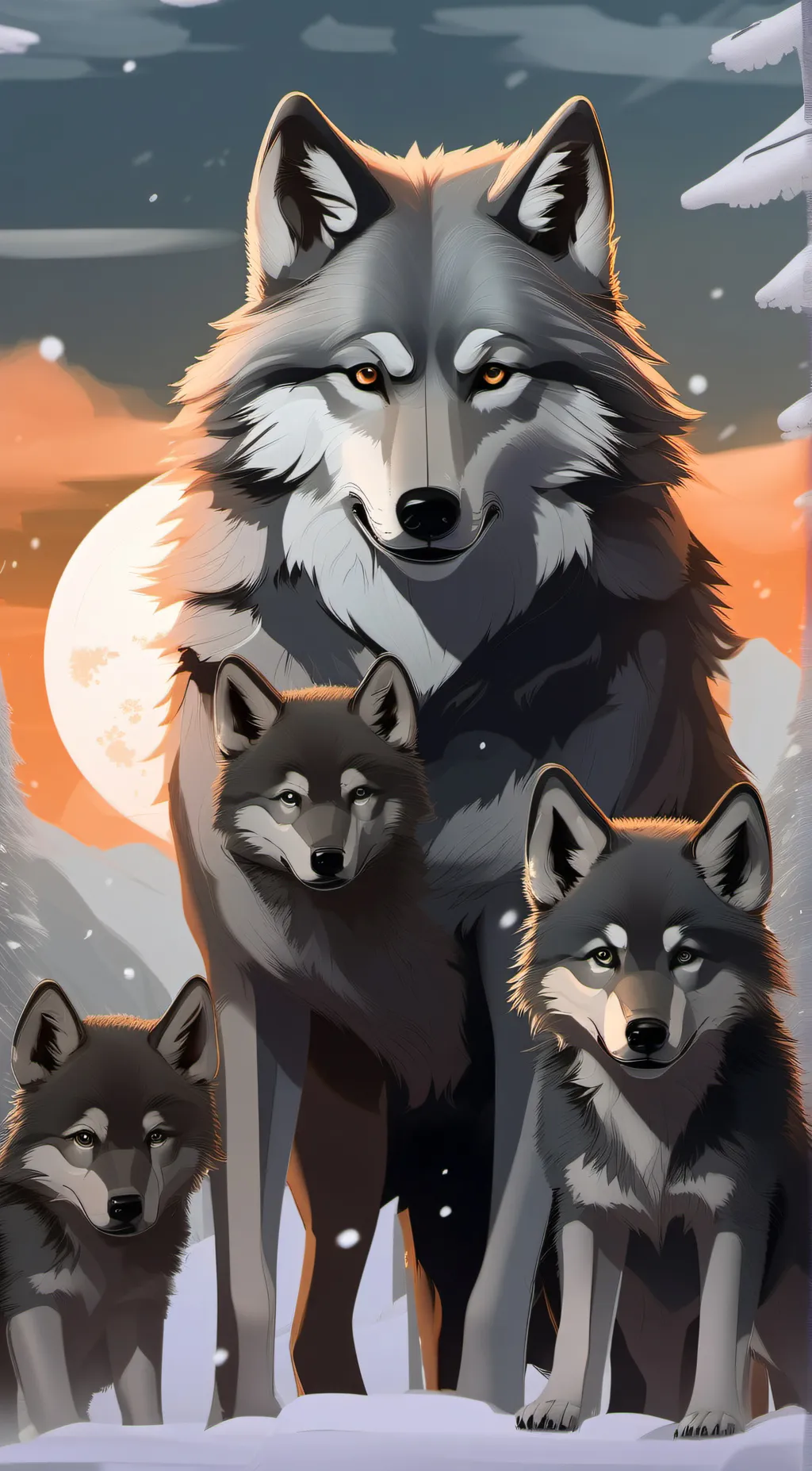 ai character: Wolves background