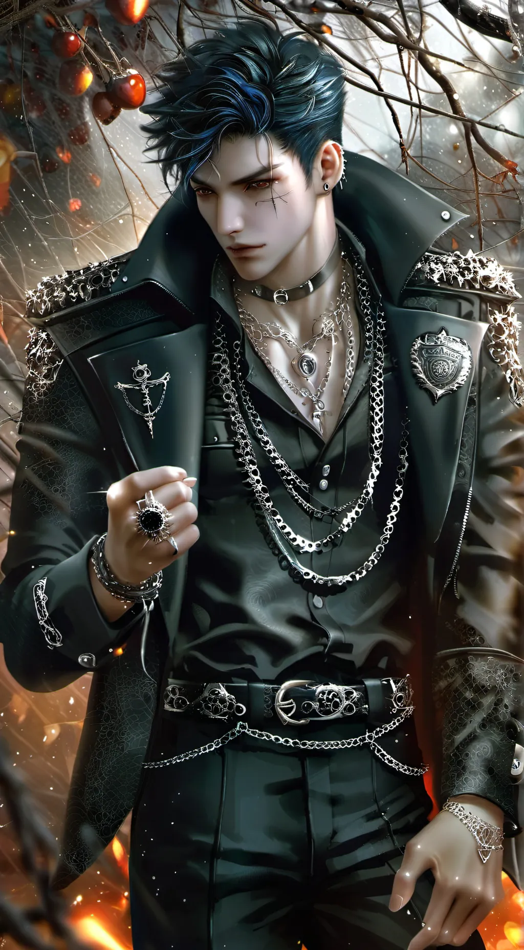 ai character: {☆~Lucifer~☆} background