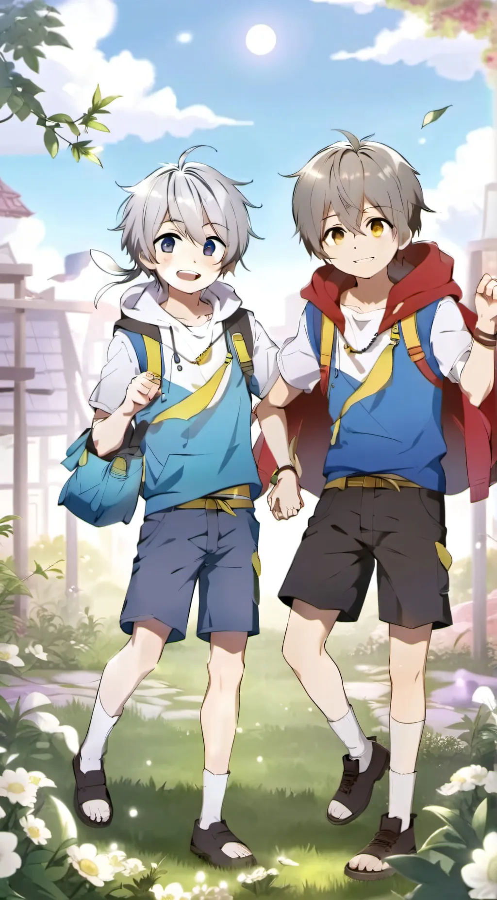 ai character: lit twins background