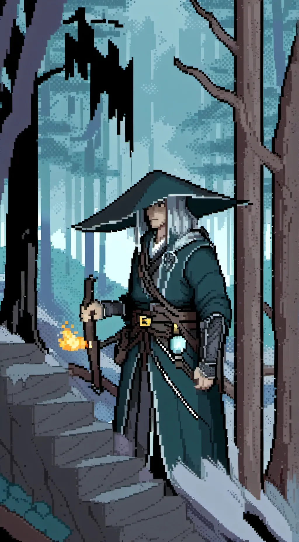 ai character: V game background
